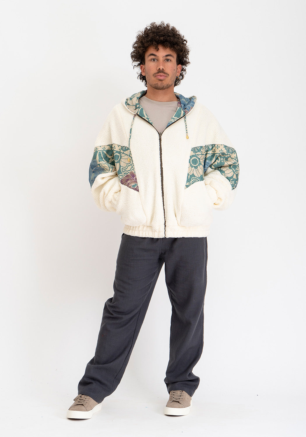 Aqua Garten – Wendejacke mit Kapuze: Teddy & Sari, Oversize