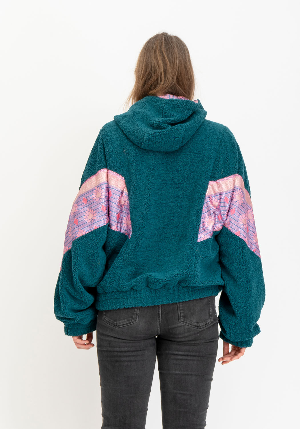 Petrol Teddyjacke mit Lockerer Oversize-Silhouette