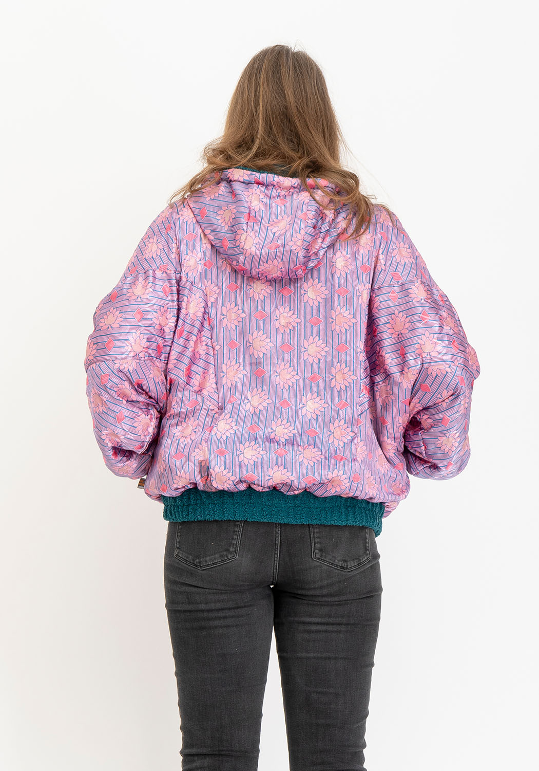 Petrol Teddyjacke mit Lockerer Oversize-Silhouette