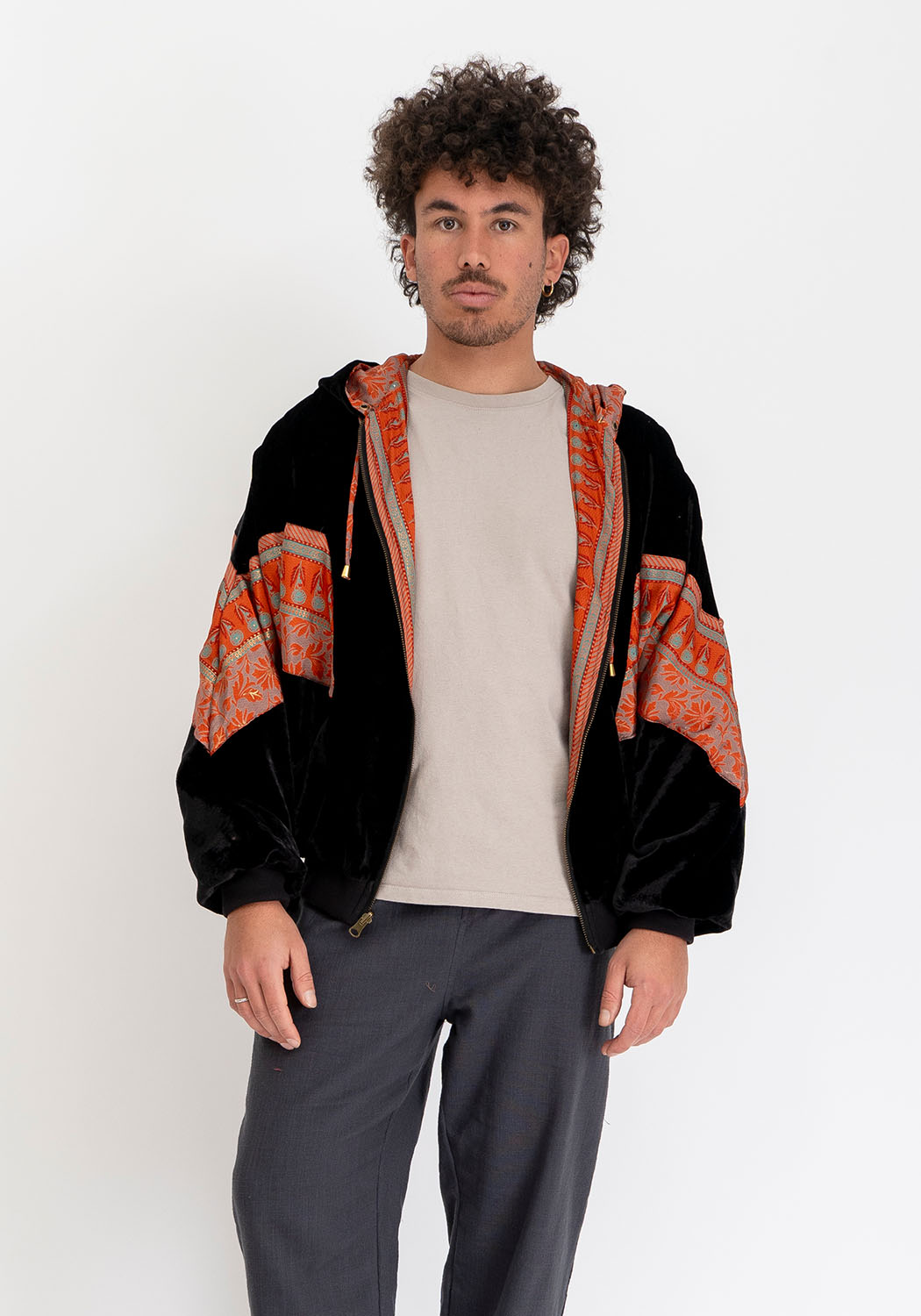 Samtjacke Velvet Night Reversibel