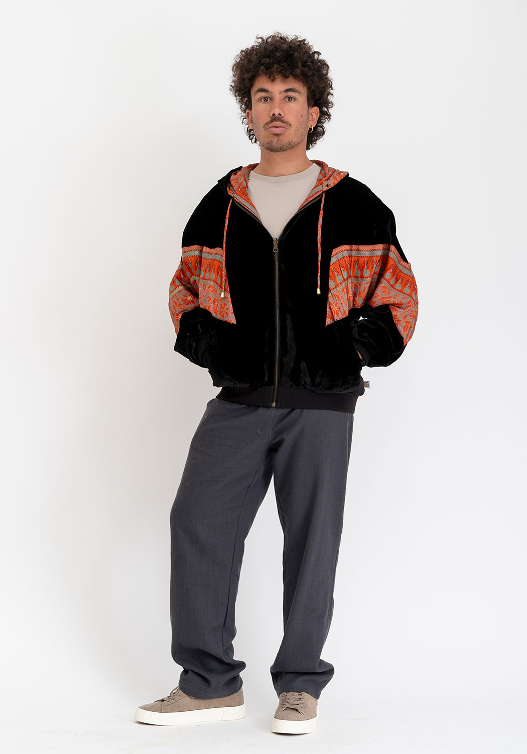 Samtjacke Velvet Night Reversibel