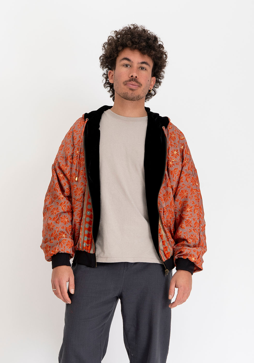 Samtjacke Velvet Night Reversibel